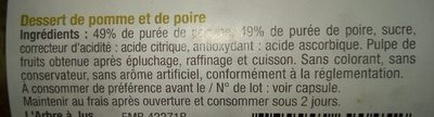 Dessert de Pomme Poire