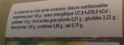 Velouté de courgettes 1L