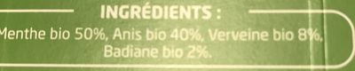 Infusion Bio Après-Repas menthe