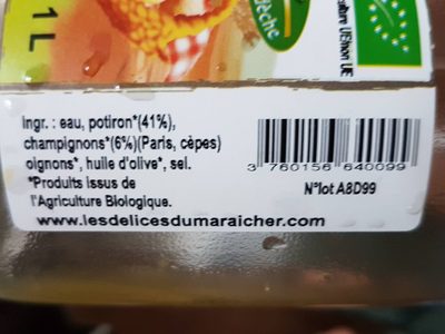 Soupe d’automne au potiron et champignons