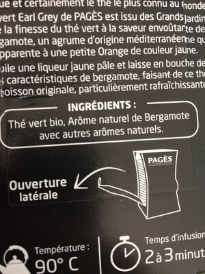 Thé Noir Bio Earl Grey