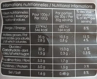 Chips Poivre Bio prix à indiquer