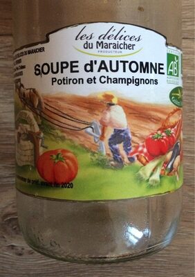 Soupe d’automne au potiron et champignons
