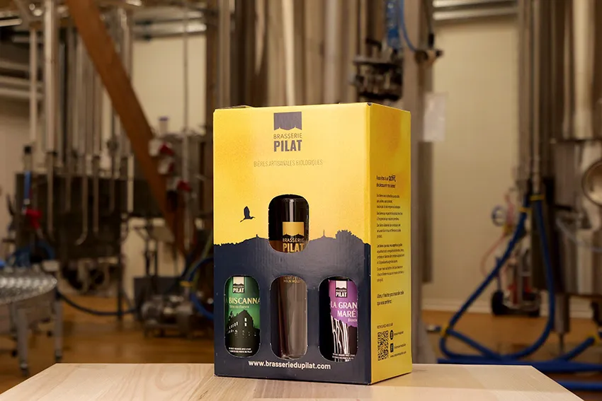 [BR-PIL-COFFRET-PRESTIGE-33CL-5+1] Coffret Cadeau 5x33Cl +1 Verre