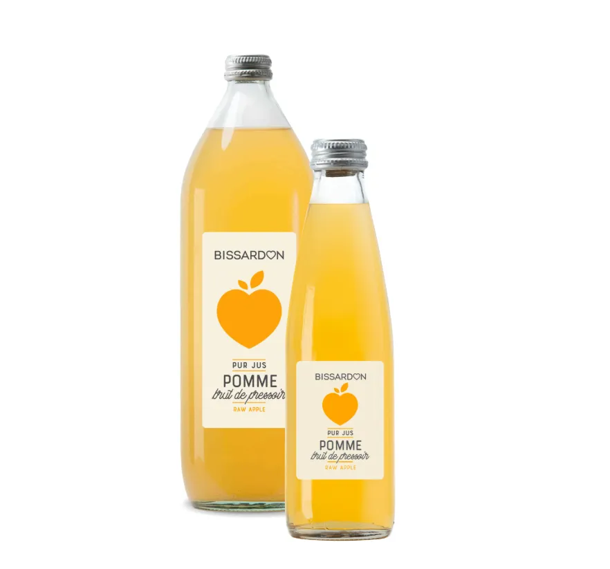 [JS-BIS-BRUT POMME-1L-6] Jus Pomme brut BISSARDON