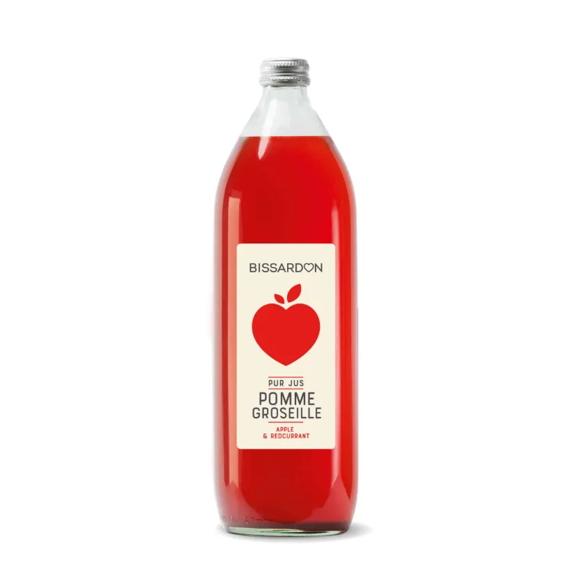 [BIS-JUS-POMME-GROSEILLE-1L-6] Jus Pomme-Groseille BISSARDON