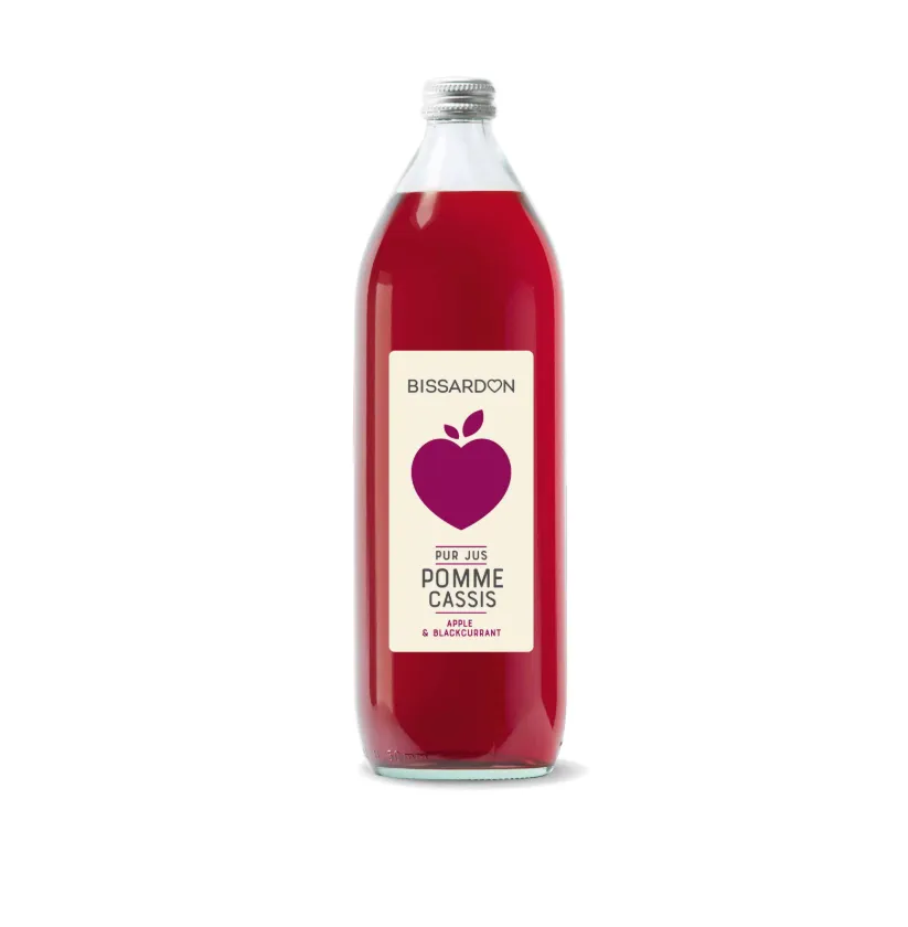 [BIS-JUS-POMME-CASSIS-1L-6] Jus Pomme-Cassis BISSARDON