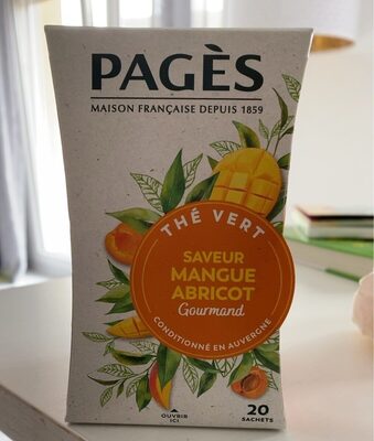 Thé Vert Saveur Mangue Abricot