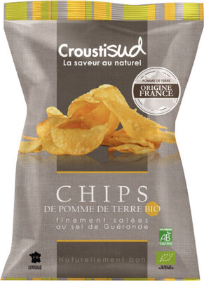[CRSUD-CHI-NAT-100G-10] Chips De Pomme De Terre Bio