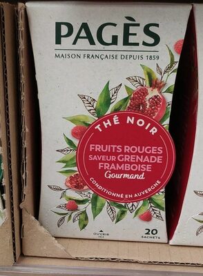 Thé Noir Fruits rouges