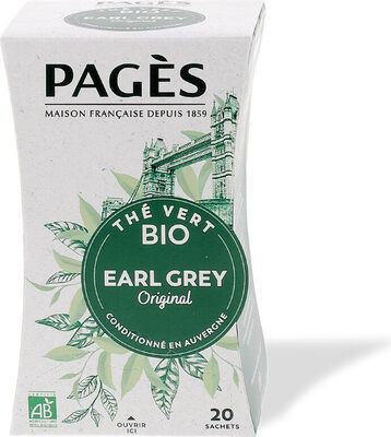 Thé Vert Bio Earl Grey
